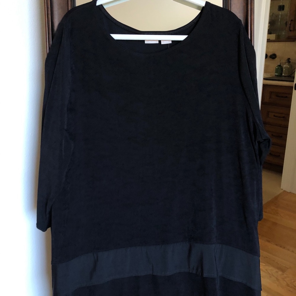 NWT Black long sleeve tunic